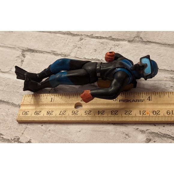Scuba Diver Action Figure Toy Blue/Black Wetsuit Item Adventure Toys - Picture 5 of 6